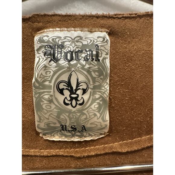 Brown Suede Fringe Vest - Picture 2 of 7